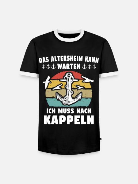 Kappeln Sprüche - Männer Kontrast-T-Shirt - Schwarz/Weiß