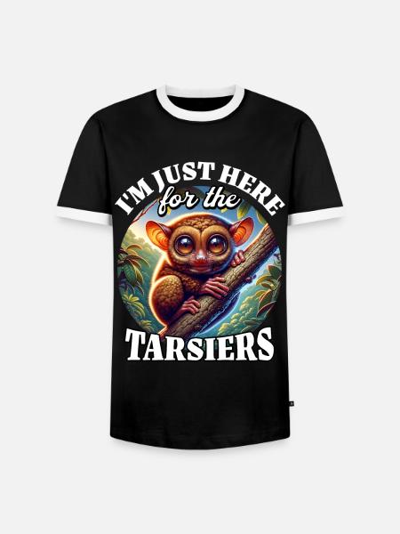 Lustige Koboldmaki Sprüche - Männer Kontrast-T-Shirt - Schwarz/Weiß