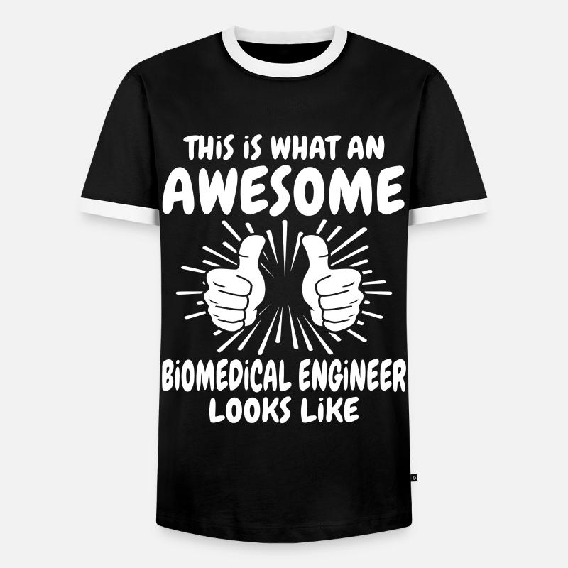 Biomedical Engineer - Men's Ringer Shirt - black/white