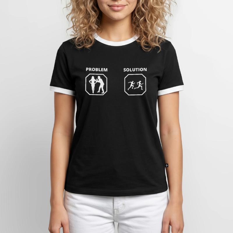 PROBLEM SOLUTION Course à pied T-shirt contrasté Homme