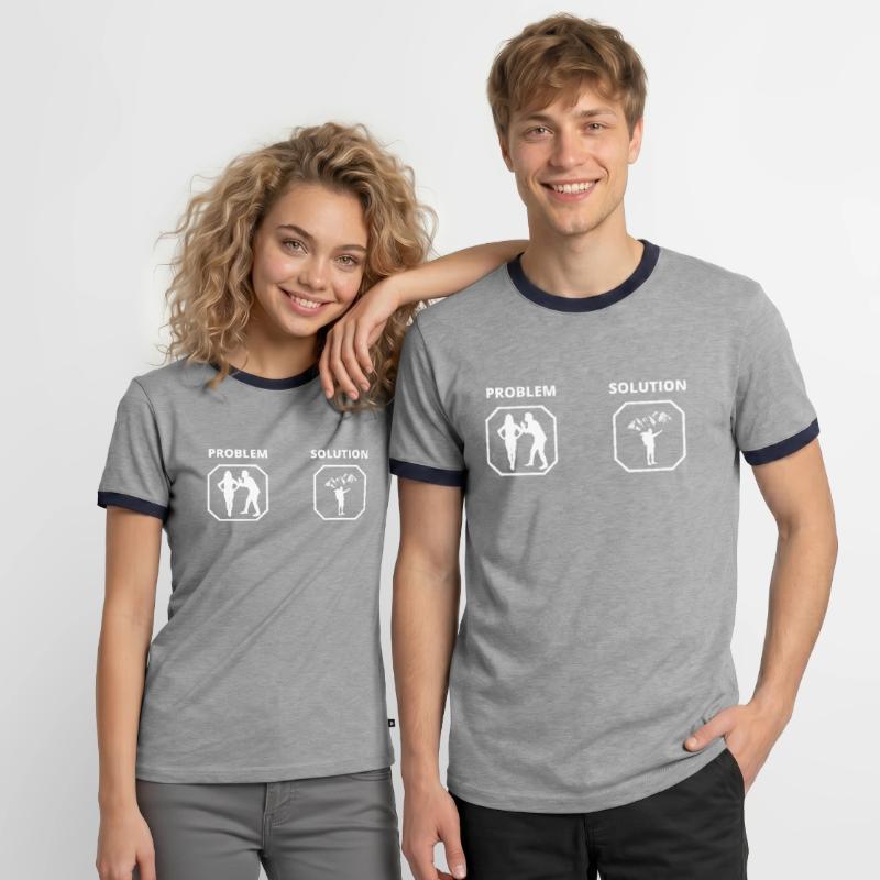 PROBLEM SOLUTION randonnée T-shirt contrasté Homme
