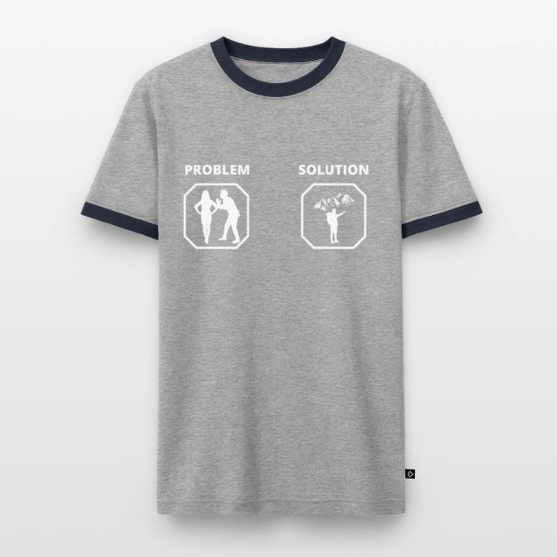 PROBLEM SOLUTION randonnée T-shirt contrasté Homme