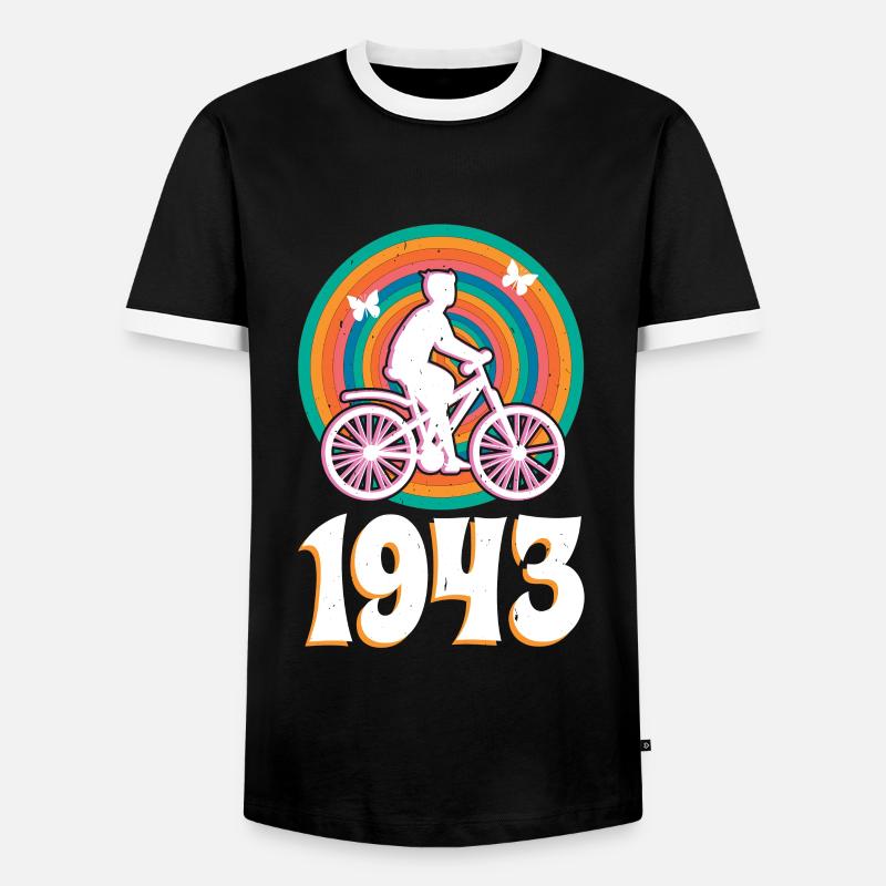 1945 Hoffmann LSD Entdeckung - Männer Kontrast-T-Shirt - Schwarz/Weiß