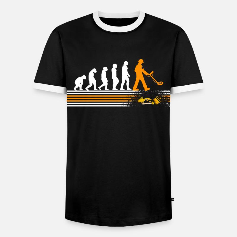 Sondes EVOLUTION sondes sondes - T-shirt contrasté Homme - noir/blanc