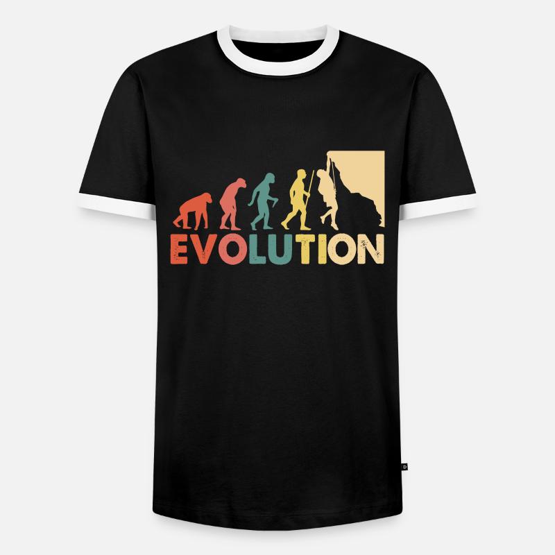 Climbing Evolution Escalade - T-shirt contrasté Homme - noir/blanc