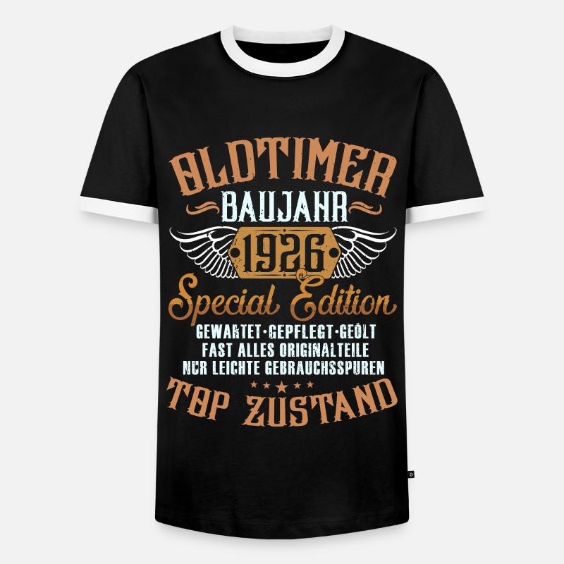 Oldtimer 1926 - Männer Kontrast-T-Shirt - Schwarz/Weiß