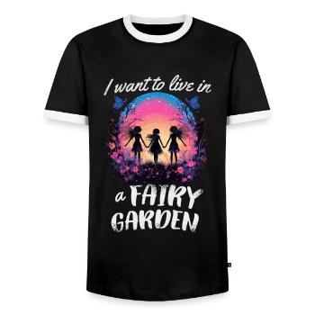 Garten Gartenpflanzen Landschaftsgärtner lustiges - Männer Kontrast-T-Shirt - Schwarz/Weiß - Vorne - AI Model Female 172 light (172cm) & AI Model Male 178 light (178cm)