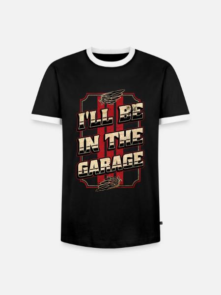 Auto-Schrauber Mechaniker Hobby-Garage Modellbau - Männer Kontrast-T-Shirt - Schwarz/Weiß