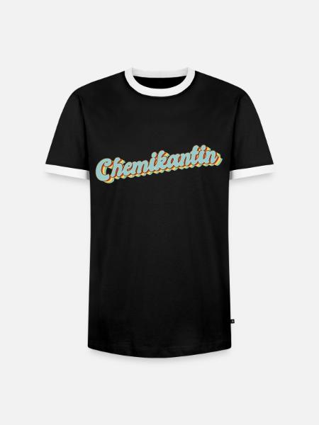 Laborant Abschluss-Geschenk Chemikantin - Männer Kontrast-T-Shirt - Schwarz/Weiß