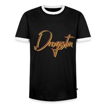 Apotheker Abschluss-Geschenk Drogistin - Männer Kontrast-T-Shirt - Schwarz/Weiß - Vorne - AI Model Female 172 light (172cm) & AI Model Male 178 light (178cm)