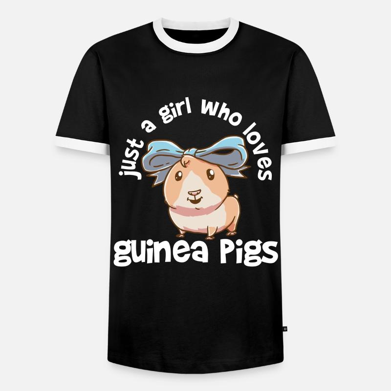 Cochon d'Inde cochon d'Inde - T-shirt contrasté Homme - noir/blanc