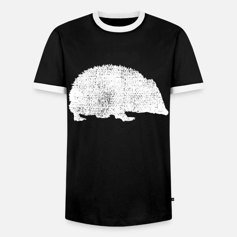 Hérisson Hérisson Hérisson - T-shirt contrasté Homme - noir/blanc