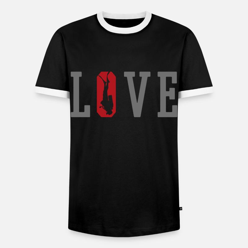 Tauchen Tauchen - Männer Kontrast-T-Shirt - Schwarz/Weiß