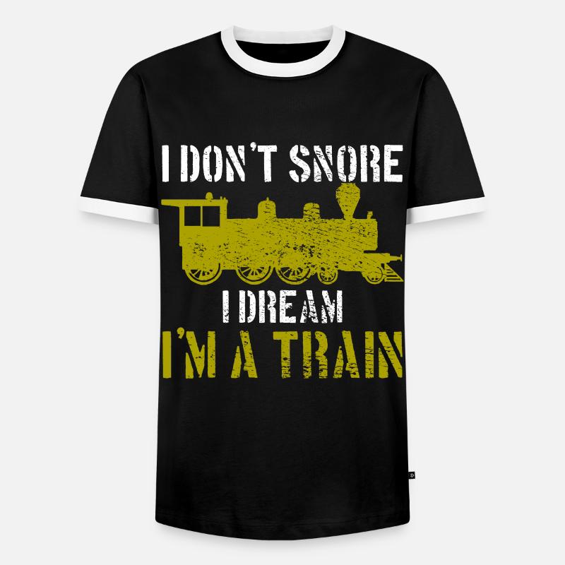 Exercise Funny - Men's Ringer Shirt - black/white