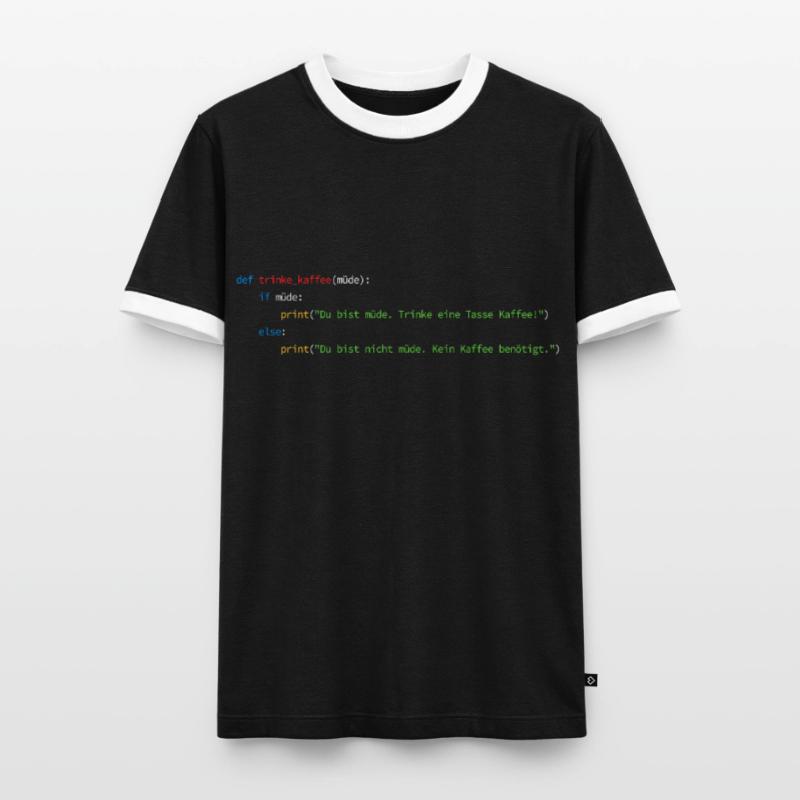 Programmierer Informatiker Nerd Softwareingenieur Männer Kontrast-T-Shirt