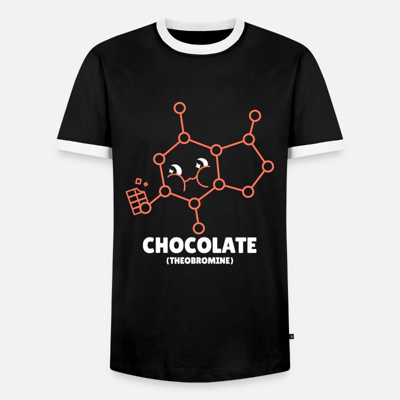Chemist Chemistry Science Atom Molecule - Men's Ringer Shirt - black/white