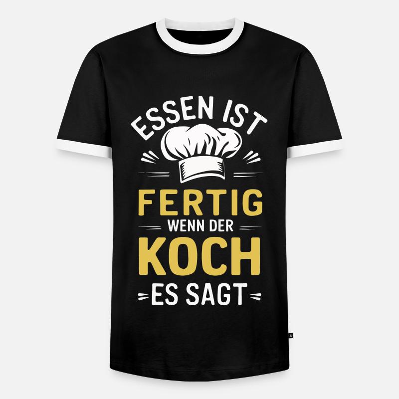 Chef Chef - Men's Ringer Shirt - black/white