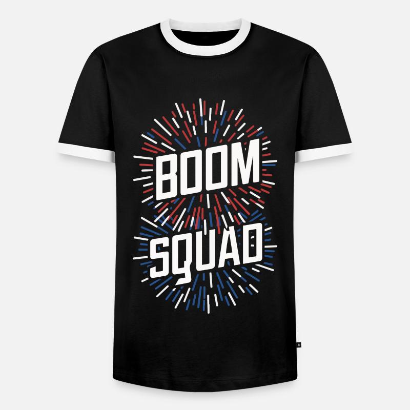 Pyrotechnics Fireworks Pyrotechnics - Men's Ringer Shirt - black/white