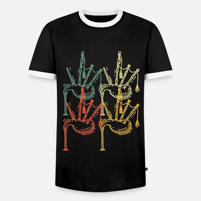 Cornemuse Cornemuse Cornemuse - T-shirt contrasté Homme - noir/blanc