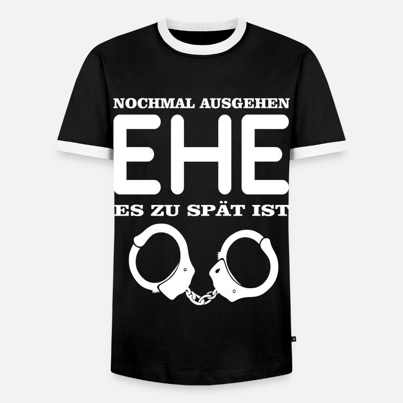 Junggesellenabschied Bräutigam Geschenk - Männer Kontrast-T-Shirt - Schwarz/Weiß