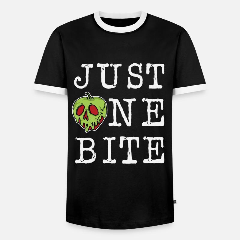 Apple - Men's Ringer Shirt - black/white