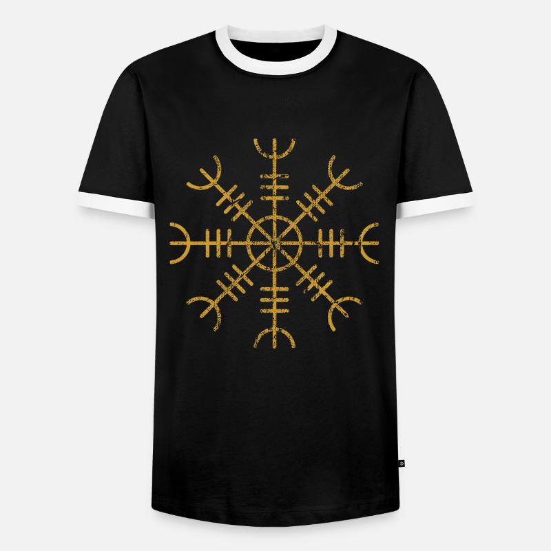Wikinger Vikings - Männer Kontrast-T-Shirt - Schwarz/Weiß