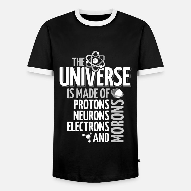 Science - Men's Ringer Shirt - black/white