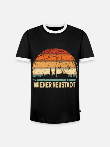Wiener Neustadt - Men's Ringer Shirt - black/white