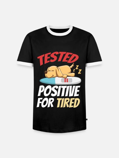 Sleeping Sweet Gift - Men's Ringer Shirt - black/white