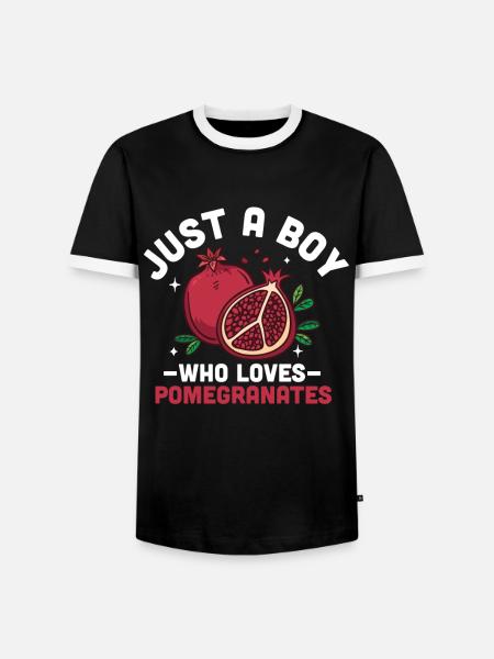 Kiwi - Männer Kontrast-T-Shirt - Schwarz/Weiß