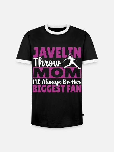 Speerwerfen Speerwerfen Geschenk - Männer Kontrast-T-Shirt - Schwarz/Weiß