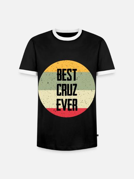 Best Cruz Ever - Männer Kontrast-T-Shirt - Schwarz/Weiß