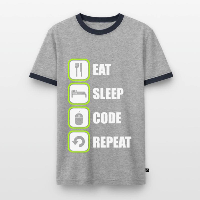 Programmeur Programmeur Code de programmation T-shirt contrasté Homme