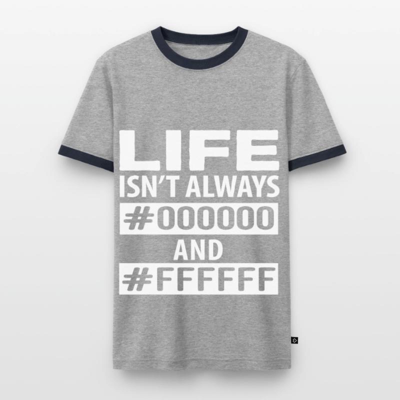 Programmer color code Funny Men's Ringer Shirt