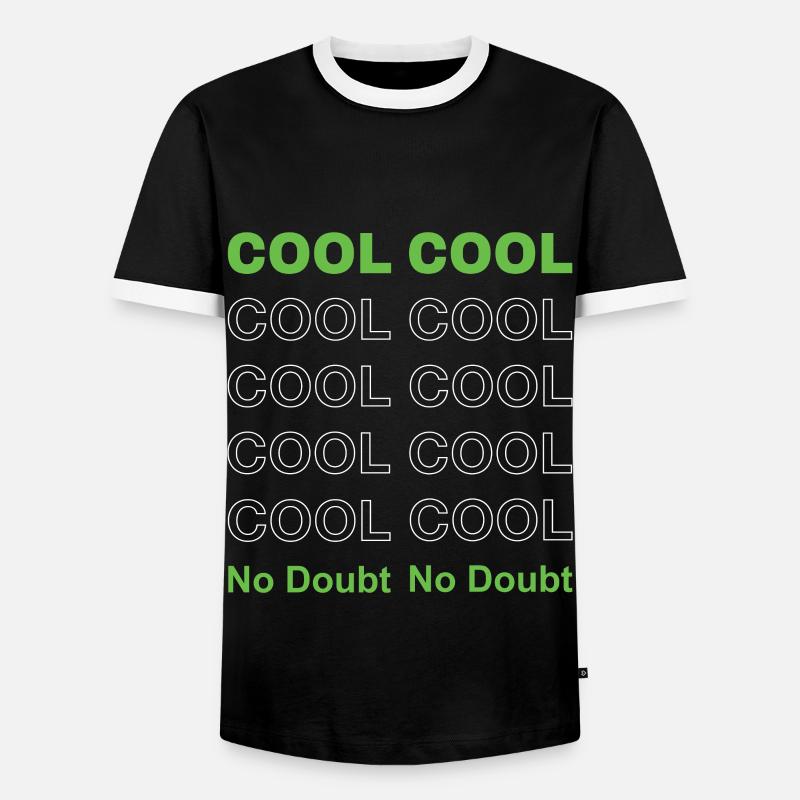 Cool Cool Cool - Männer Kontrast-T-Shirt - Schwarz/Weiß