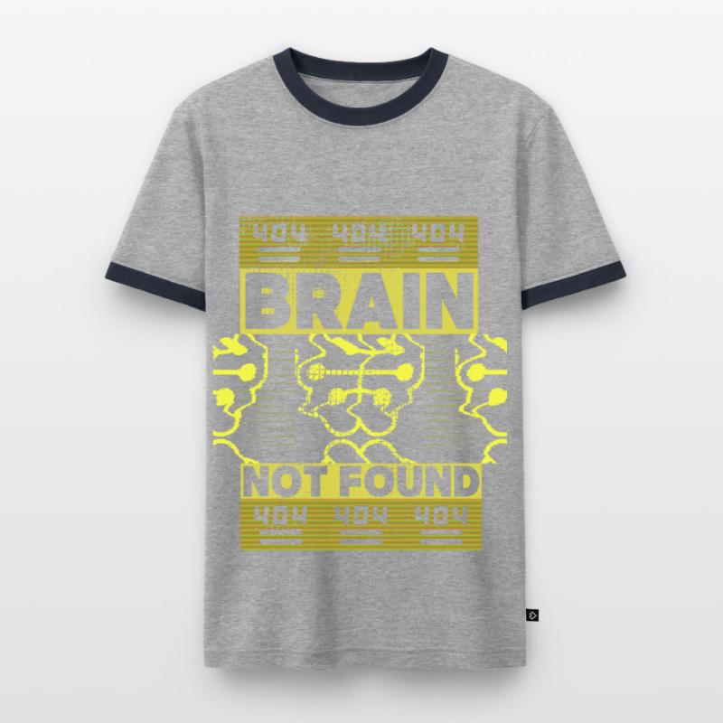 404-html error, computer nerd, funny saying Men's Ringer Shirt