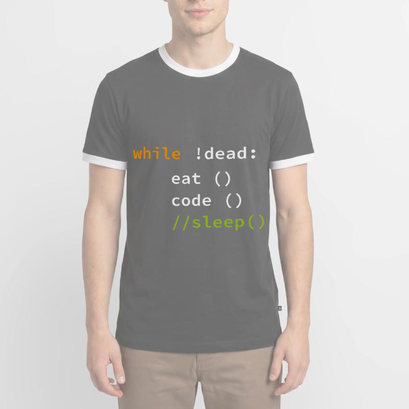 Funny Coding Programmer Gift Men's Ringer Shirt