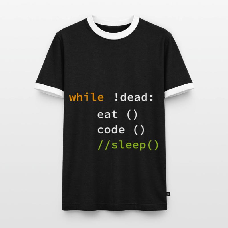 Funny Coding Programmer Gift Men's Ringer Shirt