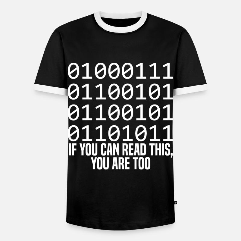 Programmierer Coder Software Entwickler - Männer Kontrast-T-Shirt - Schwarz/Weiß