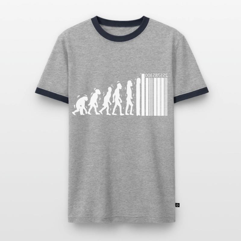 Conception unique d'évolution pour les T-shirt contrasté Homme