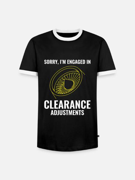 Düsentriebwerk Flugzeugmechaniker Luftfahrttechniker - Männer Kontrast-T-Shirt - Schwarz/Weiß