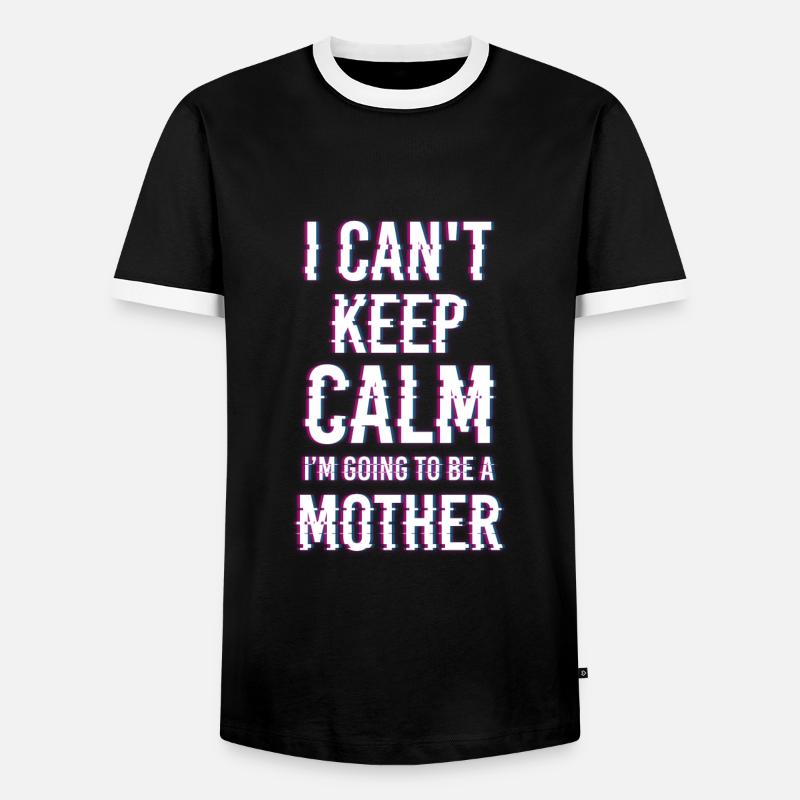 Eltern Elternschaft - Männer Kontrast-T-Shirt - Schwarz/Weiß