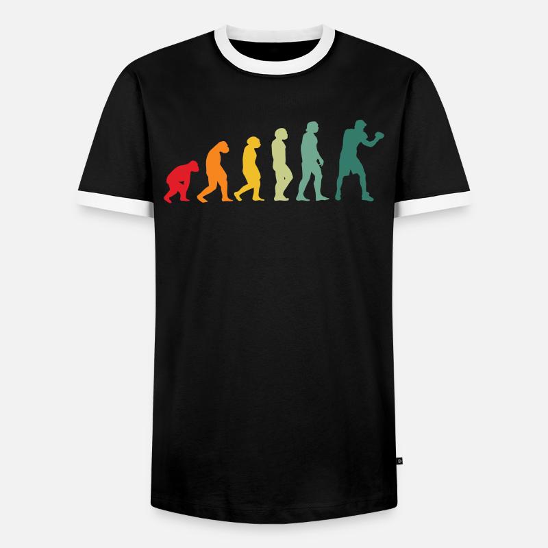 Boxe Evolution Boxe - T-shirt contrasté Homme - noir/blanc
