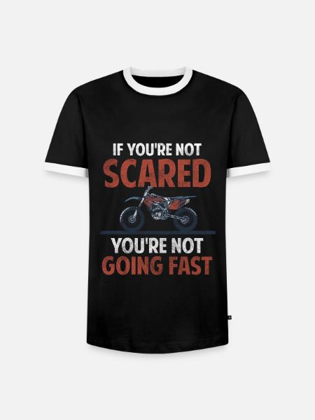 Dirtbike Dreck Biking - Männer Kontrast-T-Shirt - Schwarz/Weiß