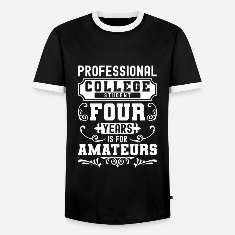 Studium Hochschule BWL - Männer Kontrast-T-Shirt - Schwarz/Weiß