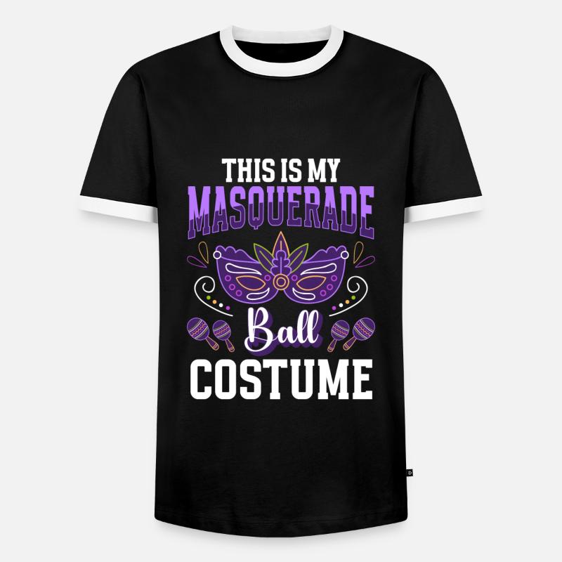 Disfigurement unknown - Men's Ringer Shirt - black/white