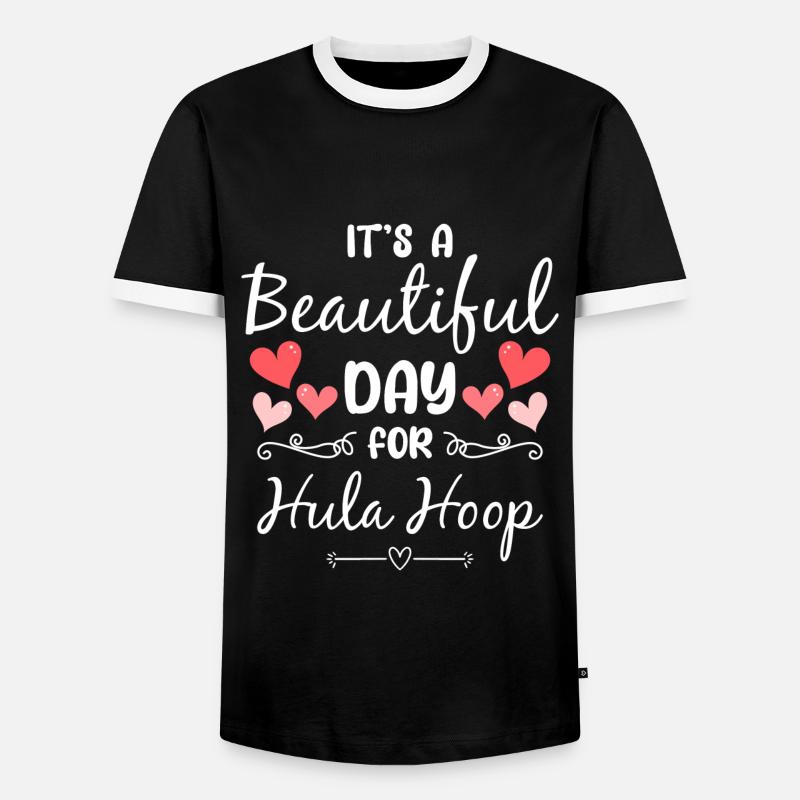 Hooping Hoop Hobby - Men's Ringer Shirt - black/white