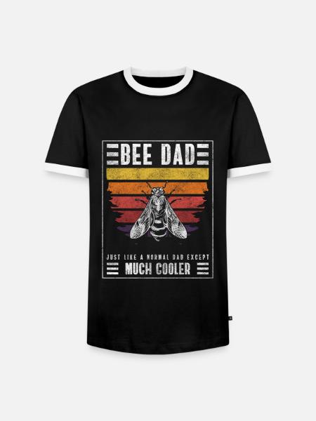 Honigbiene Hummel Weltenretter Bienchen - Männer Kontrast-T-Shirt - Schwarz/Weiß