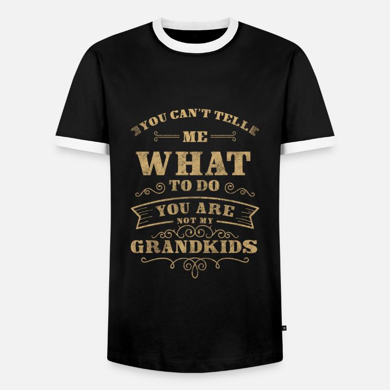 Großeltern Eltern Liebe Großmutter - Männer Kontrast-T-Shirt - Schwarz/Weiß