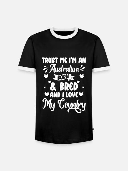 Outback Koala Commonwealth Tierwelt - Männer Kontrast-T-Shirt - Schwarz/Weiß